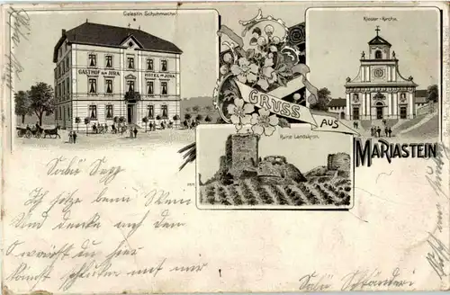 Gruss aus Mariastein - Litho -186235
