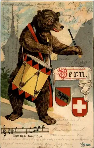 Bern - Bär - Litho -186371