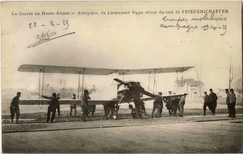 Belfort - Aeroplane du Lieutnenant Sippe -11176