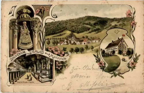 Gruss aus Mariastein - Litho -186173