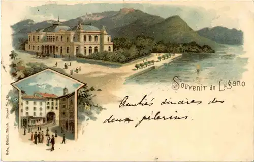 Souvenir de Lugano - Litho -186217