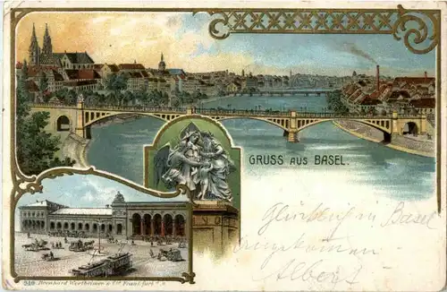 Gruss aus Basel - Litho -186351