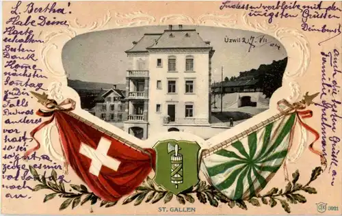 St. Gallen - Prägekarte -186023