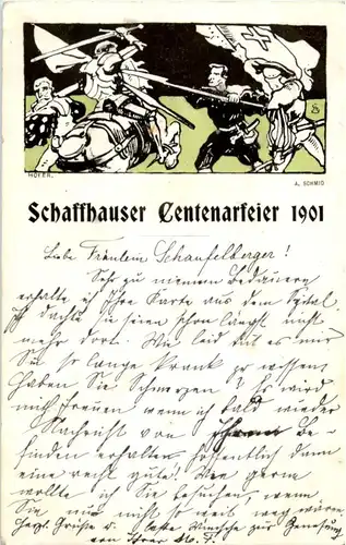 Schaffhausen - Centenarfeier 1901 -150292