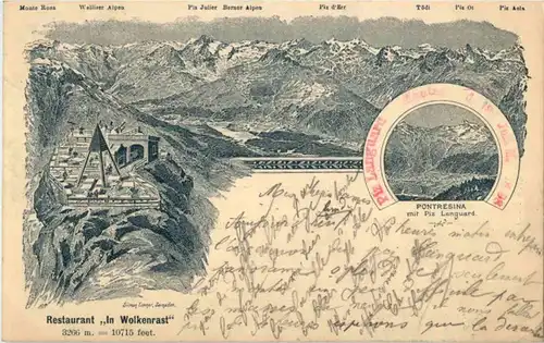 Pontresina - Restaurant in Wolkenrast -186341