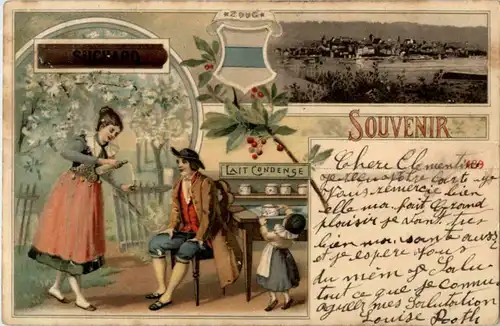 Souvenir Zug - Suchard - Litho -181656