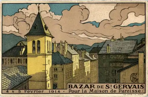Geneve - Bazar de St. Gervais 1914 -186535