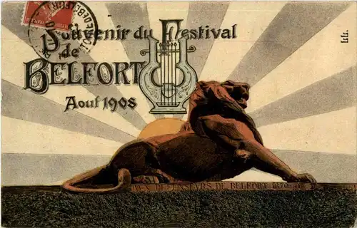 Belfort - Souvenir du Festival 1908 -11166
