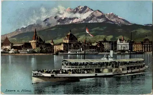 Luzern - Dampfer Unterwalden -N6676