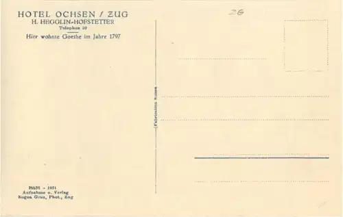 Zug - Hotel Ochsen -181708