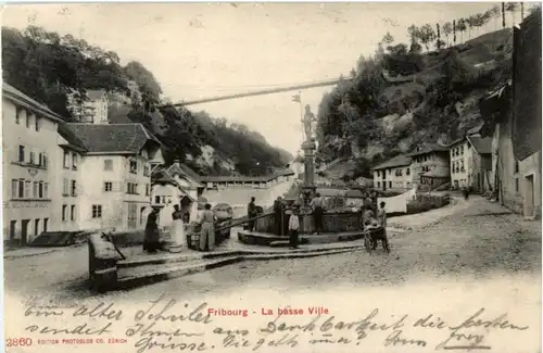 Fribourg - La basse Ville -177740