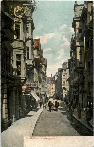 St. Gallen - Multergasse -152804