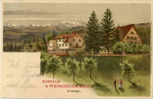 Bocken ob Horgen - Litho -187952