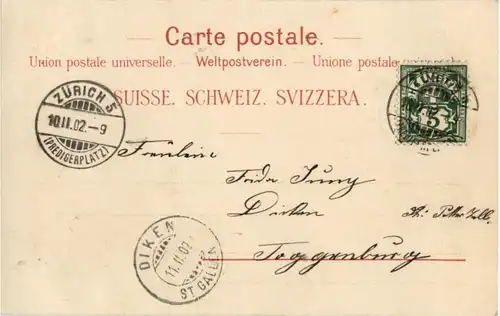 Gruss aus Zürich - Litho -188018