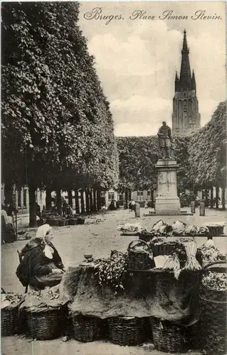 Bruges - Place Simon Stevin -183888