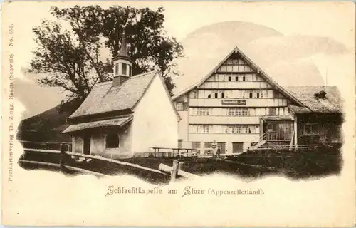 Schlachtkapelle Stoss - Sonderstempel Rückseite -188560