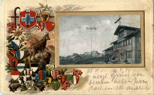 Gäbris - Prägekarte -188820