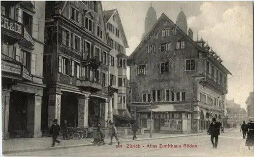 Zürich - Zunfthaus Rüden -193318