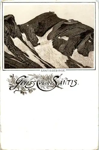 Gruss vom Säntis - Litho -188966