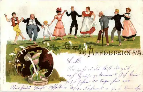 Gruss aus Affoltern a Albis - Frog Frosch -187986