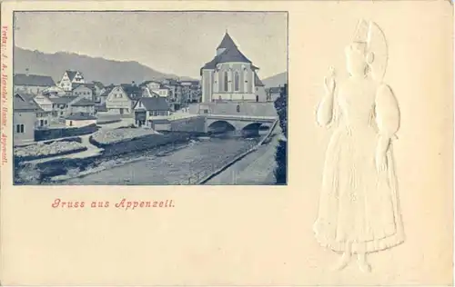 Gruss aus Appenzell - Sonderstempel Rückseite -188558