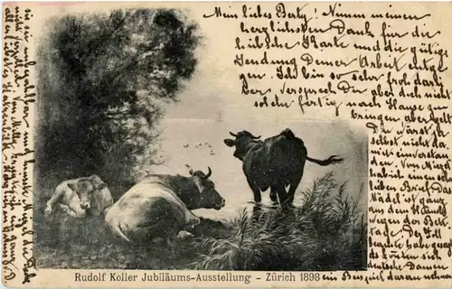 Zürich - Rudolf Koller Jubiläums Ausstellung 1898 -193520