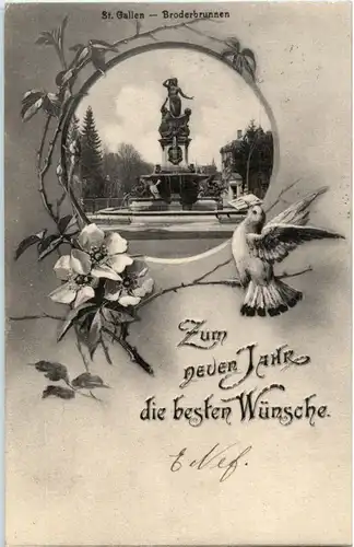 St. Gallen - Broderbrunnen -153982