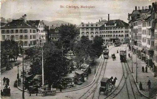 St. Gallen - Marktplatz -154002