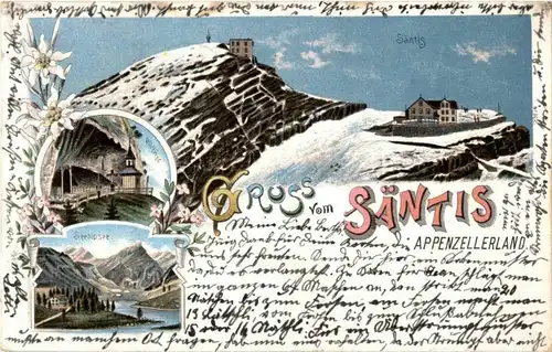 Gruss vom Säntis - Litho -188968