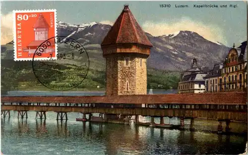 Luzern mit Sonderstempel -193806