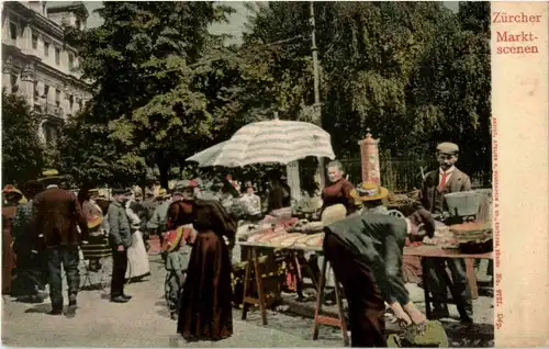 Zürich - MArktscenen -193252