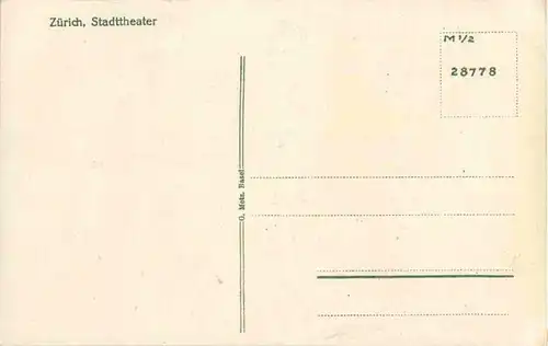 Zürich - Litho - Theater -193338