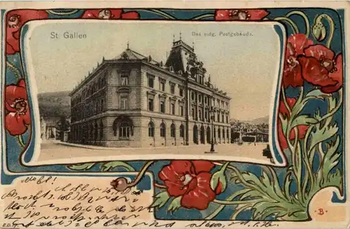 St. Gallen - Postgebäude -154300