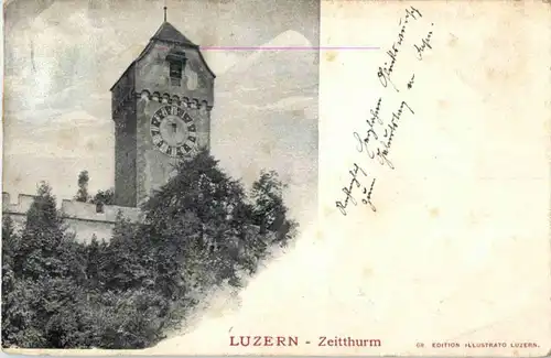 Luzern - Zeitthurm -193842