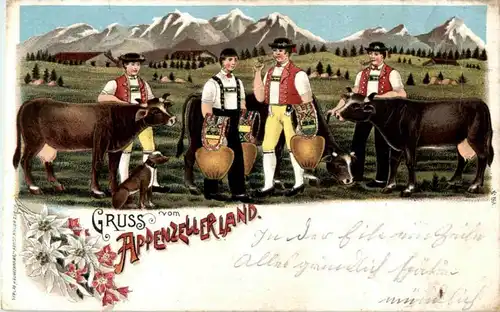 Gruss aus dem Appenzeller Land Litho -188506