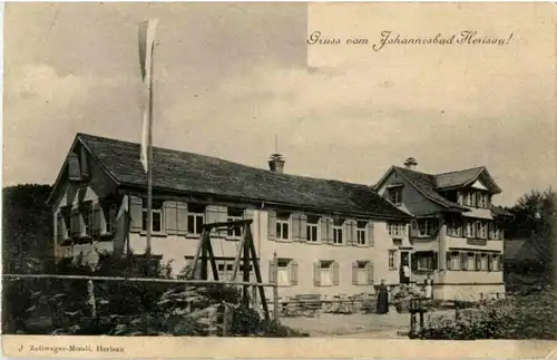 Gruss vom Johannesbad Herisau -188596