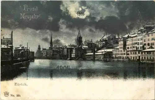 Zürich - Neujahr 1904 1905 -193176
