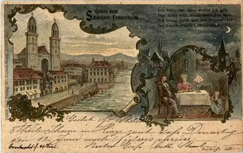 Zürich - Gruss vom Schweizer Frauenheim -193218