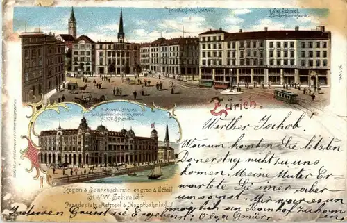 Gruss aus Zürich- Litho -188052