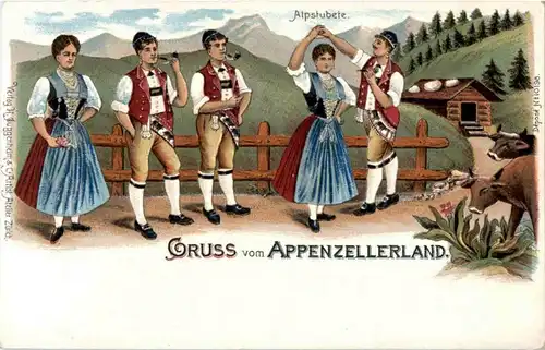 Gruss aus dem Appenzeller Land Litho -188508