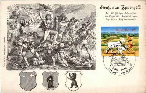 Gruss aus Appenzell - Sonderstempel -188550