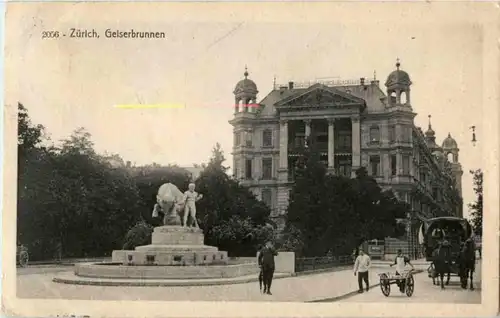 Zürich - Geiserbrunnen -193304