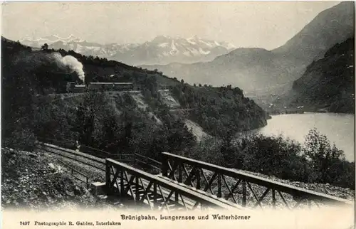 Brünigbahn - Lungernsee -154994
