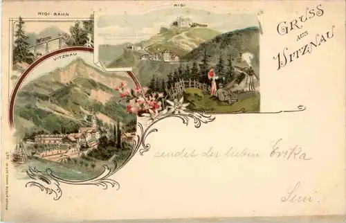 Gruss aus Vitznau - Litho -194876