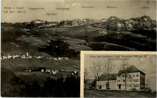 Gruss vom Gasthaus z Gupf - Rehetobel -188770