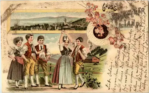 Gruss asu dem Appenzeller land - Litho -188536
