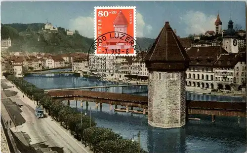 Luzern mit Sonderstempel -193812