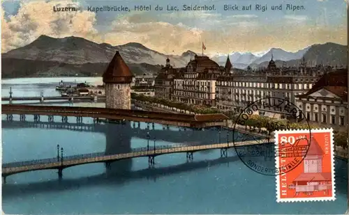 Luzern mit Sonderstempel -193814