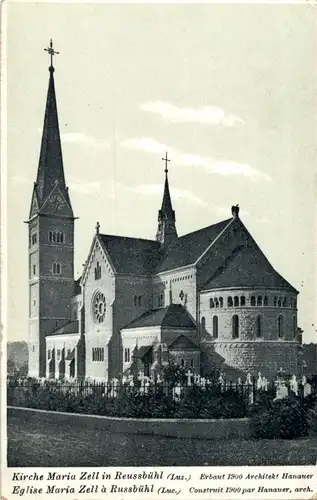 Reussbühl - Kirche Maria Zell -194716