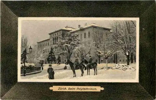 Zürich - Polytechnikum im Winter -193472